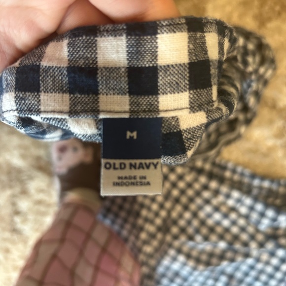 Old Navy Blue and White Checkered Skirt - Picture 2 of 4